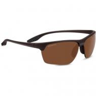 Солнцезащитные очки , прямоугольные, оправа: пластик, с защитой от УФ, коричневый Serengeti