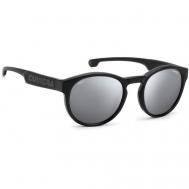 Солнцезащитные очки , круглые, оправа: пластик, с защитой от УФ, черный Carrera