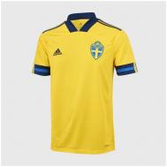 Футбольная футболка , влагоотводящий материал, размер L, желтый Adidas
