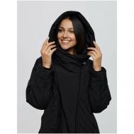 Куртка  женская осенняя утепленная стеганная куртка черная больших размеров SINOLI