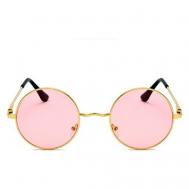 Очки «Джона Леннона» круглые в стиле хиппи, цвет розовый Linhai Shunye Glasses Co., Ltd.