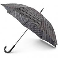 Зонт-трость , механика, купол 102 см., 8 спиц, ручка натуральная кожа, чехол в комплекте, для женщин, мультиколор FULTON