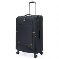 Умный чемодан  T1901L-Black, 85 л, размер L, черный Torber
