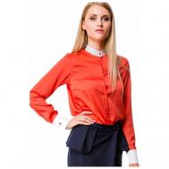 Блуза  , размер 48, оранжевый MONDIGO