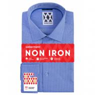 Рубашка , размер XL/M, голубой, синий WEBERMANN