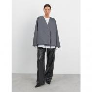 Куртка  , демисезон/зима, средней длины, силуэт прямой, размер XL, серый GATE31