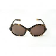 Солнцезащитные очки , стрекоза, с защитой от УФ, для женщин, коричневый Kaleos