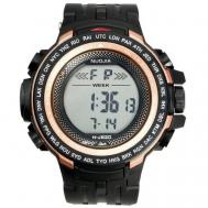 Наручные часы электронные, d-5.6 см, ремешок силикон 25 см, черный ООО Все товары 1