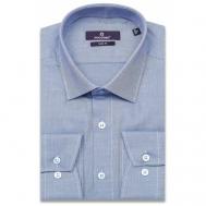 Рубашка , размер (52)XL, синий Poggino