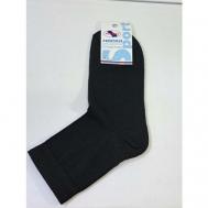 Мужские носки , 1 пара, классические, износостойкие, размер 27, черный Ростекс