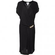 Платье , вискоза, размер m, черный Roberto Cavalli