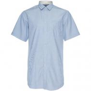 Рубашка , размер 48/M (178-186, 40 ворот), голубой Imperator