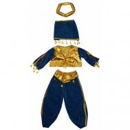 Карнавальный костюм детский Восточная красавица синяя LU7688-1  110-116cm InMyMagIntri