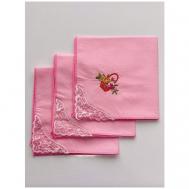 Носовой платок , розовый RenaTex
