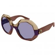 Солнцезащитные очки , мультиколор, коричневый Gucci