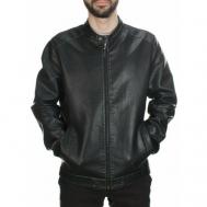 Куртка , мужская демисезонная, размер 58, черный Нет бренда