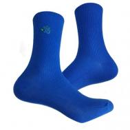 Женские носки  средние, фантазийные, 100 den, размер 36-40, синий СовА