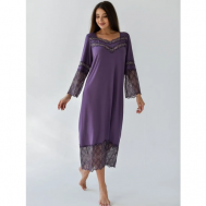 Сорочка , размер 48, фиолетовый Текстильный край