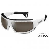 Солнцезащитные очки , овальные, спортивные, ударопрочные, поляризационные, с защитой от УФ, устойчивые к появлению царапин, белый LiP Sunglasses