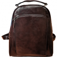 Рюкзак  кросс-боди , внутренний карман, коричневый Delliludelena