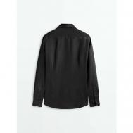 Рубашка , размер 50, черный Massimo Dutti
