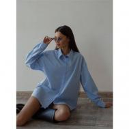 Рубашка  , размер M-L, голубой Ramaduelle