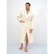 Халат , длинный рукав, банный халат, пояс/ремень, карманы, размер 2XL - (52-54), мультиколор PATRIK SAYLI