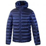 куртка , демисезон/зима, водонепроницаемая, подкладка, капюшон, карманы, размер S, синий Huppa