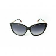 Солнцезащитные очки , кошачий глаз, оправа: металл, градиентные, с защитой от УФ, для женщин, бежевый Baldinini