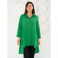 Рубашка  , размер 58, зеленый MAXROSES