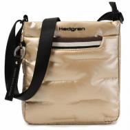 Сумка  кросс-боди  повседневная, внутренний карман, регулируемый ремень, бежевый Hedgren