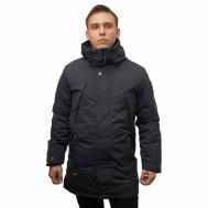 куртка , демисезон/зима, размер 54, черный Tisentele