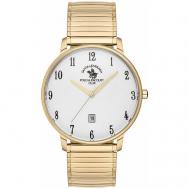 Наручные часы  Noble Наручные часы  SB.1.10289-2, золотой, белый Santa Barbara Polo & Racquet Club