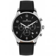 Наручные часы  London 1-2126A, серебряный, черный Jacques Lemans