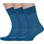 Мужские носки , 3 пары, размер 25, синий Akos