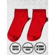 Носки , размер 41-45, красный snugsocks