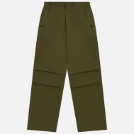 Брюки  демисезонные, свободный силуэт, карманы, размер XL, зеленый Uniform Bridge
