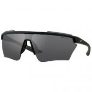 Солнцезащитные очки , монолинза, оправа: пластик, спортивные, ударопрочные, с защитой от УФ, черный Nike