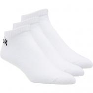 Носки  унисекс , 3 пары, классические, размер M INT, белый Reebok