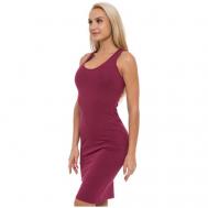 Платье , размер 50 (XL), красный, розовый Lunarable