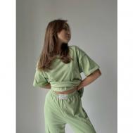Пижама , размер 42, хаки, зеленый Дом Пижам