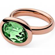 Кольцо , размер 16.5, зеленый Qudo