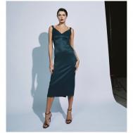 Платье-комбинация , вискоза, размер S, бирюзовый Sans Merci