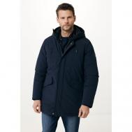 куртка , демисезон/зима, силуэт прямой, капюшон, карманы, размер XL, синий Mexx