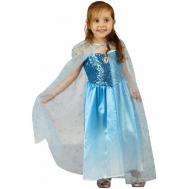 Карнавальный костюм Эльзы снежной королевы детский Lucida