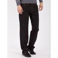 Джинсы , прямой силуэт, средняя посадка, размер 36/34, черный Pantamo Jeans