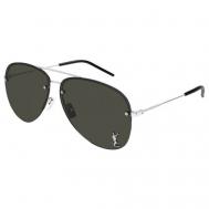 Солнцезащитные очки , серебряный Saint Laurent