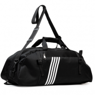 Сумка спортивная сумка-рюкзак , 45 л, 30х27х65 см, ручная кладь, черный Мир в сумке
