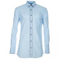 Рубашка , размер 52/L/170-178/42 ворот, голубой Imperator