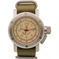 Наручные часы  Командирские ВМФ СССР механические 012.21, коричневый ТРИУМФ